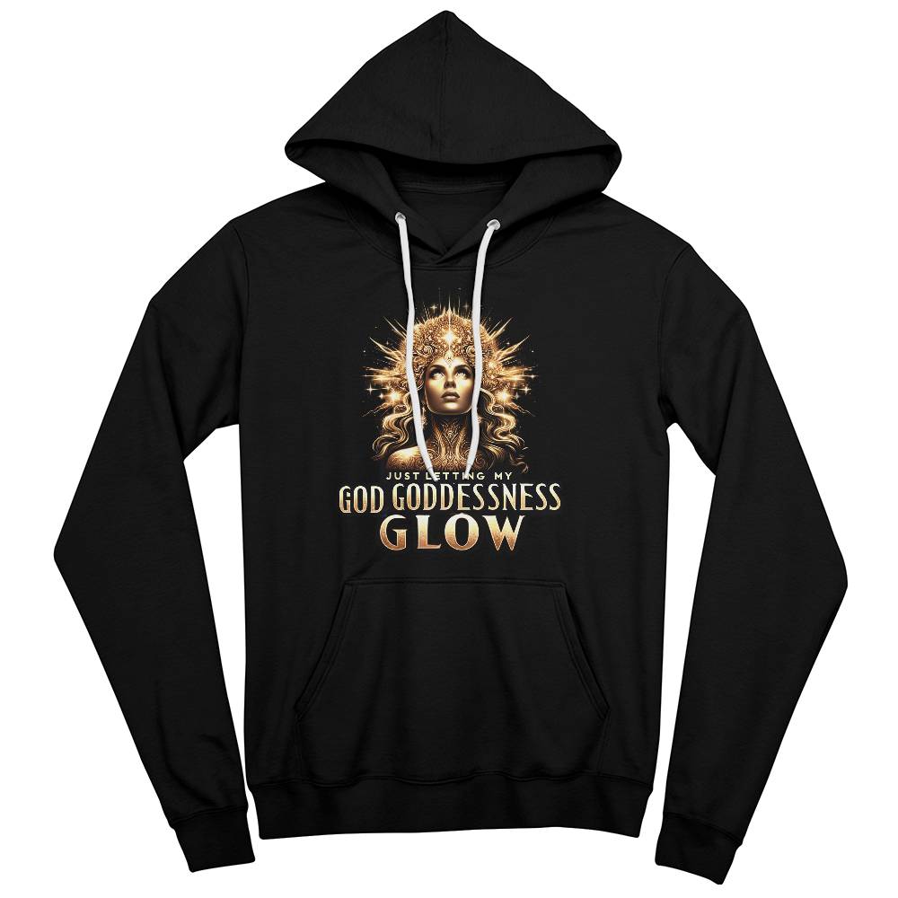 GOD GODDESSNESS GLOW | Pullover Fleece Hoodie