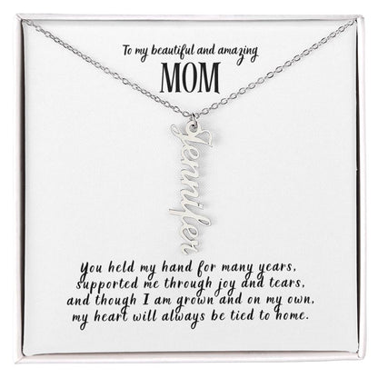 To our beautiful mother Necklace