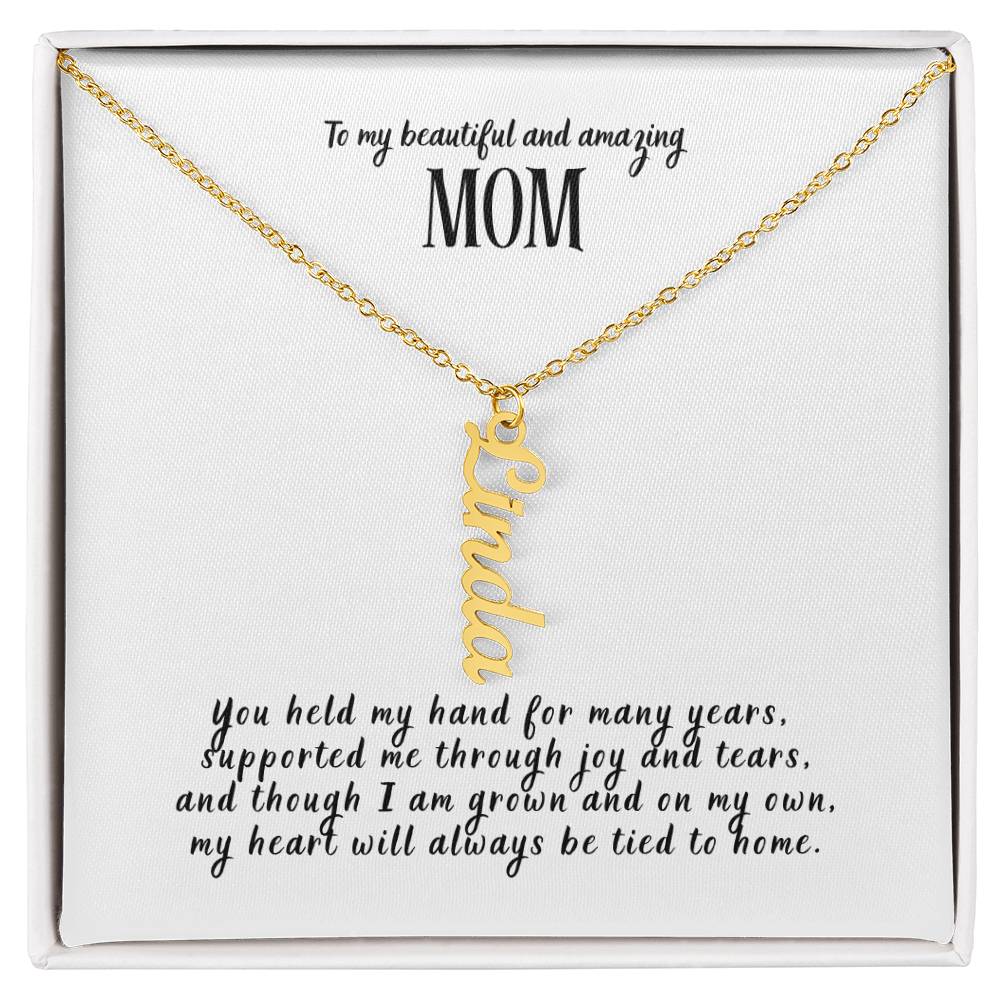 To our beautiful mother Necklace