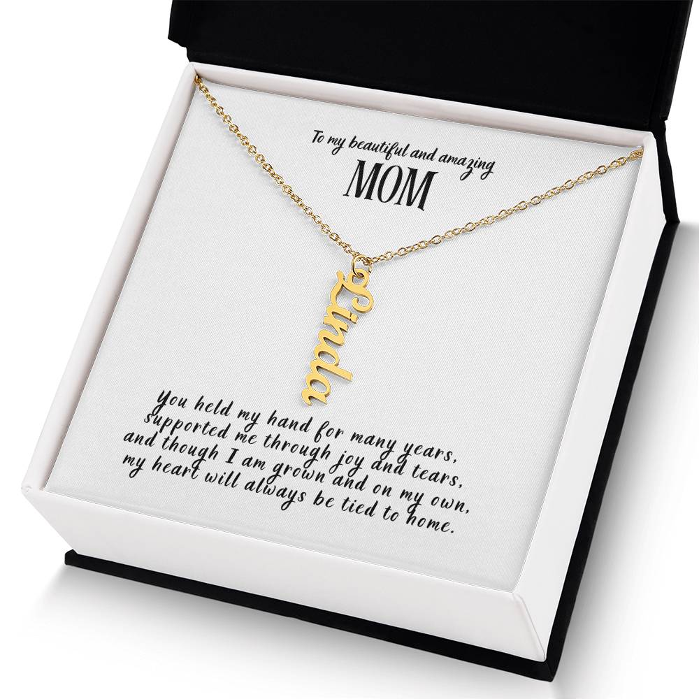 To our beautiful mother Necklace