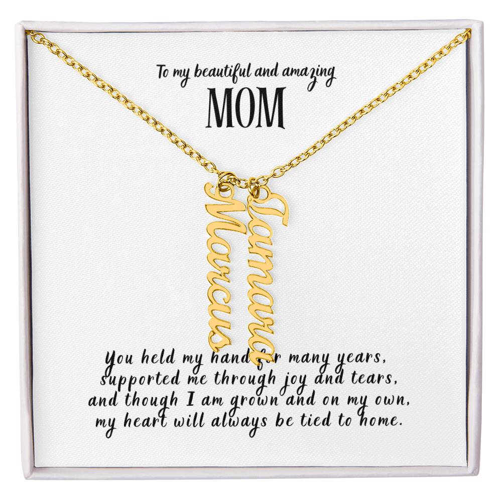 To our beautiful mother Necklace