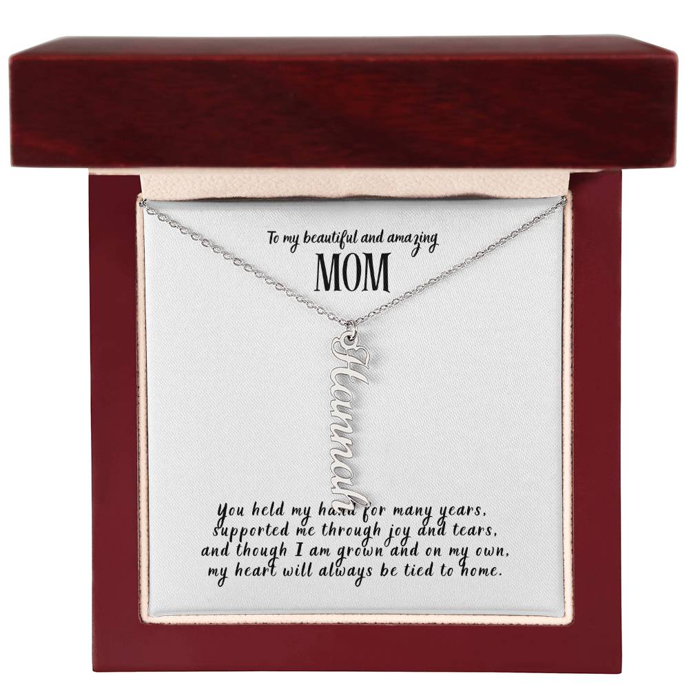 To our beautiful mother Necklace