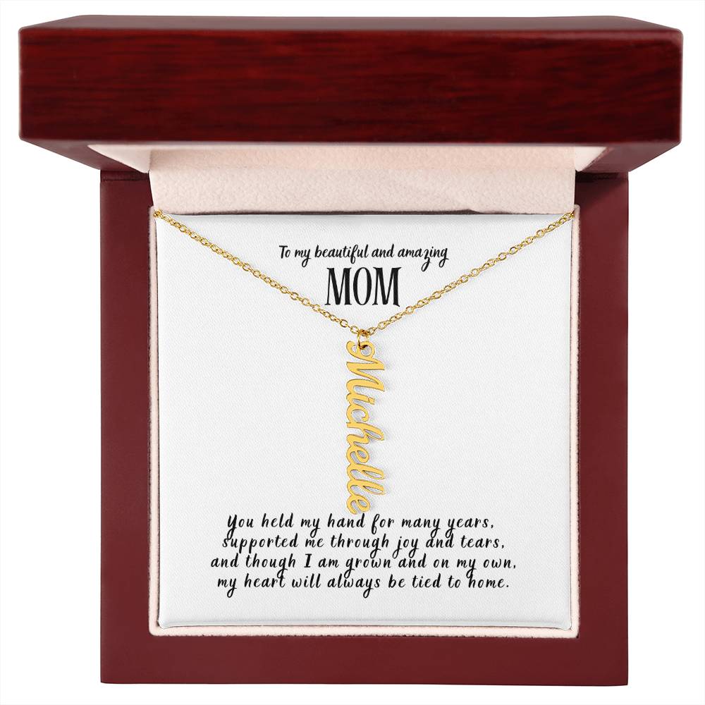 To our beautiful mother Necklace