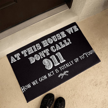 Our House, Our Rules Humor Doormat|Trending