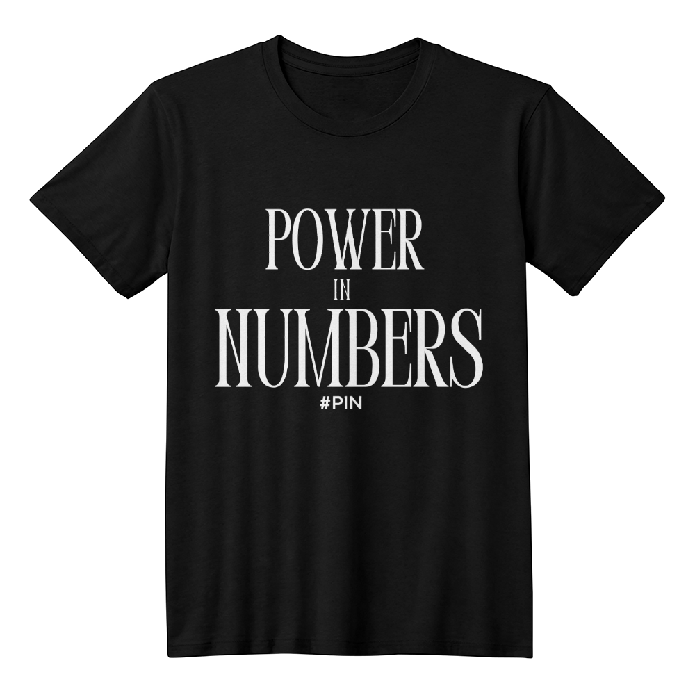 Power in Numbers T-shirt
Black Economic Power Shirt
Unity & Strength Apparel, Collective Influence Tee, Cultural Movement Shirt, Black Power, Atfanco, Atfan, Black Owned, 
#PIN, Power in numbers, Empowerment T-Shirt, Black Spending Power Merchandise, Inspirational Streetwear, Motivational Graphic Tee, Shirtee, MOVEMENT, 19keys, Ye, Beyonce, Kenderick Lamar, Donald Trump,
Black-Owned Business Fashion