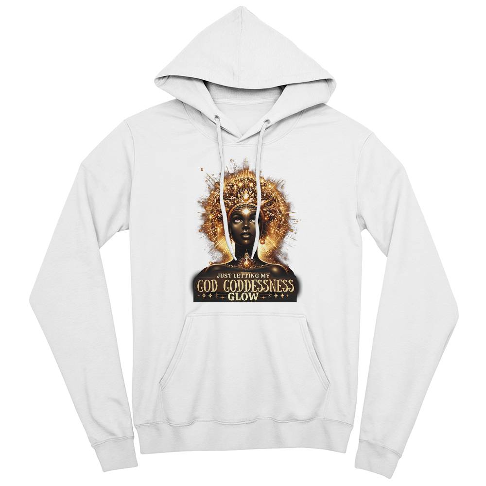 GOD GODDESSNESS GLOW Pullover Fleece Hoodie