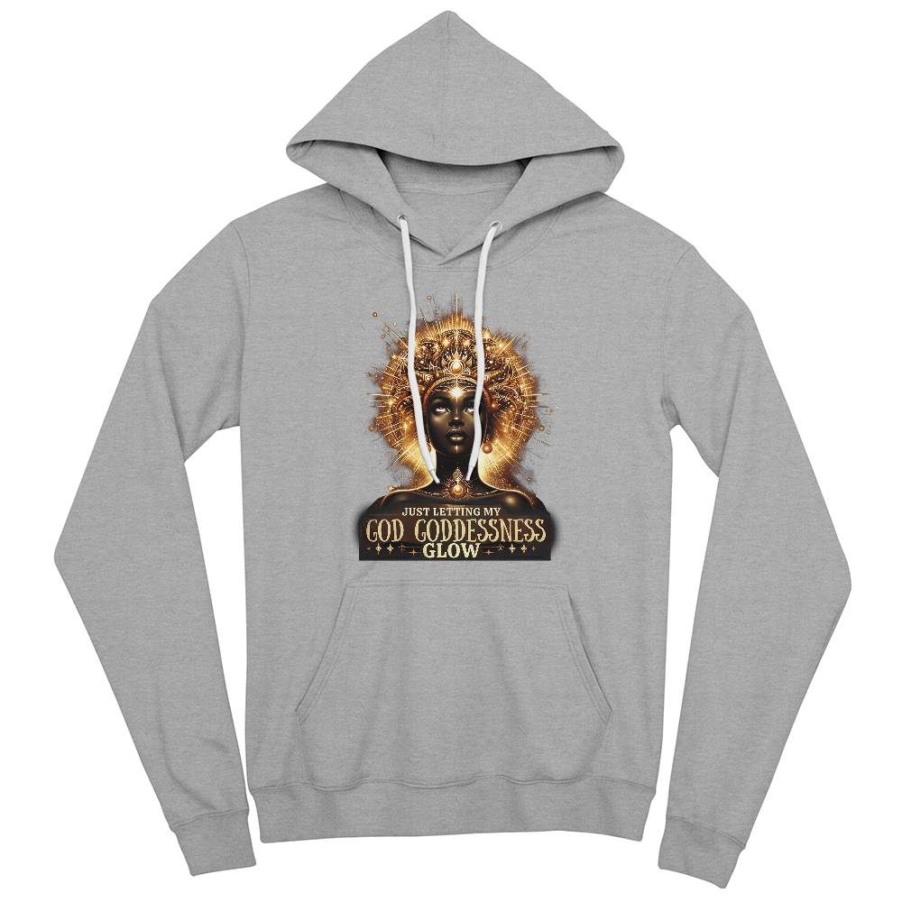 GOD GODDESSNESS GLOW Pullover Fleece Hoodie