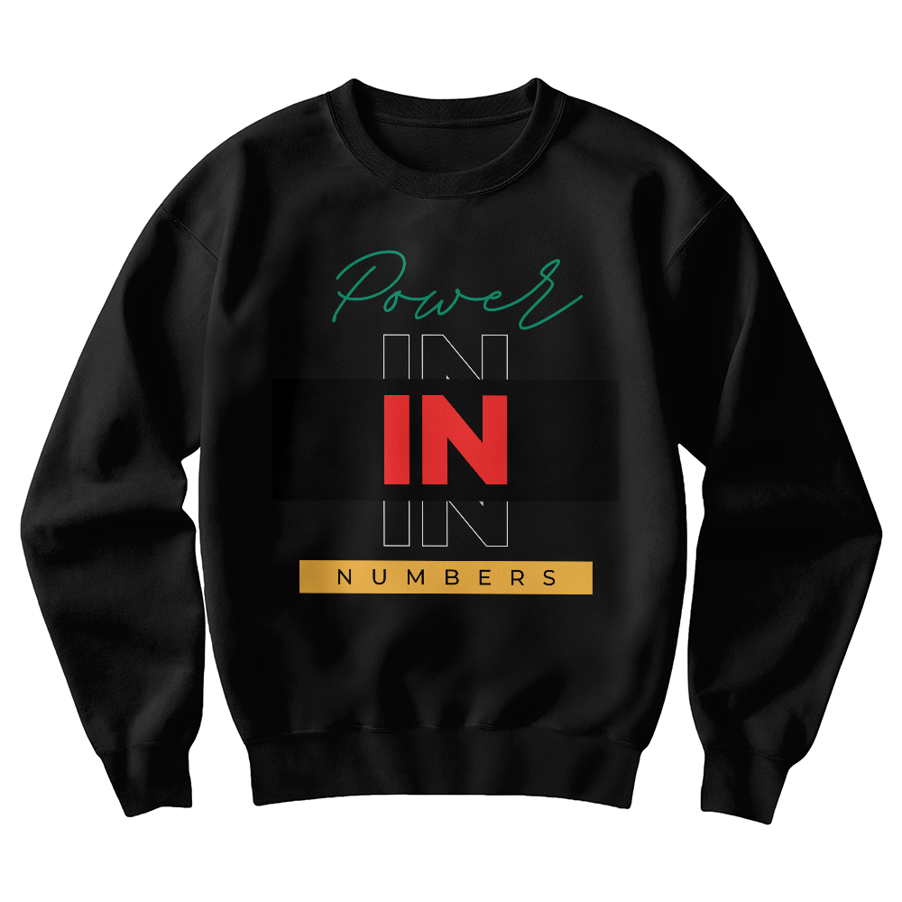 Power in Numbers T-shirt
Black Economic Power Shirt
Unity & Strength Apparel, Collective Influence Tee, Cultural Movement Shirt, Black Power, Atfanco, Atfan, Black Owned, 
#PIN, Power in numbers, Empowerment T-Shirt, Black Spending Power Merchandise, Inspirational Streetwear, Motivational Graphic Tee, Shirtee, MOVEMENT, 19keys, Ye, Beyonce, Kenderick Lamar, Donald Trump,
Black-Owned Business Fashion